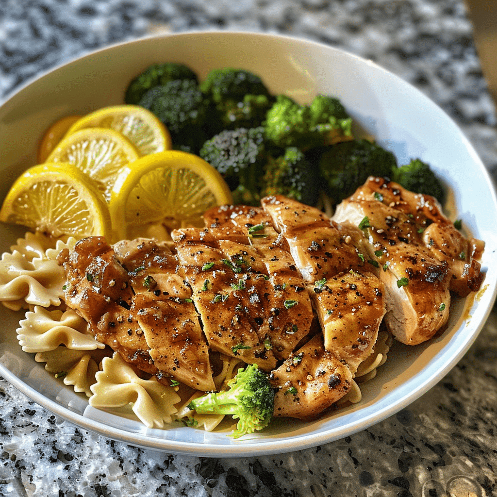 Zesty Cowboy Butter Lemon Bowtie Chicken & Broccoli Deligh