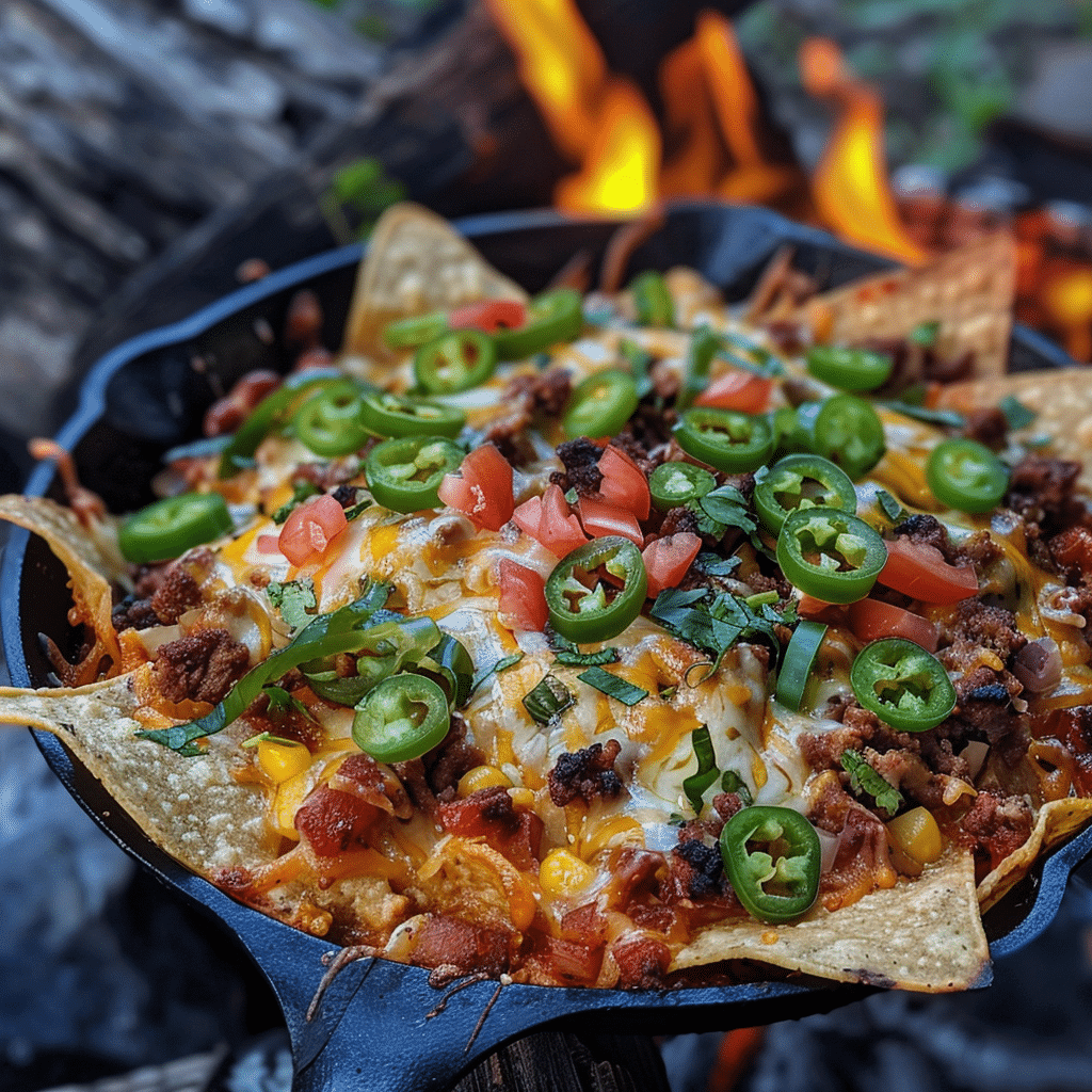 Campfire Dishes Nachos: A Crispy Layered Adventure for Outdoor Enthusiasts