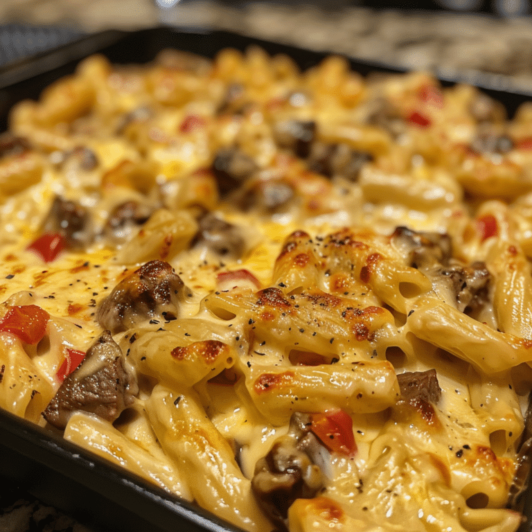 Creamy Steak Queso Mac with Pepper Jack – Ultimate Comfort in Every Bite
