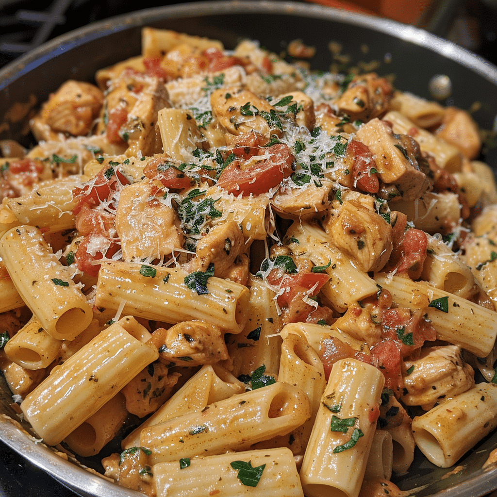 One-Pot Creamy Tuscan Chicken Pasta: A Zero-Cleanup Gourmet Feast