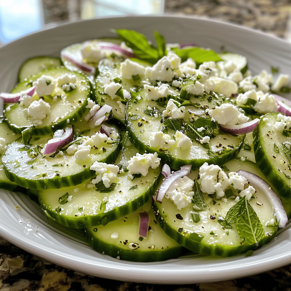 The Ultimate Cucumber Feta Salad: Mastering the Mediterranean Art of Refreshing Flavor