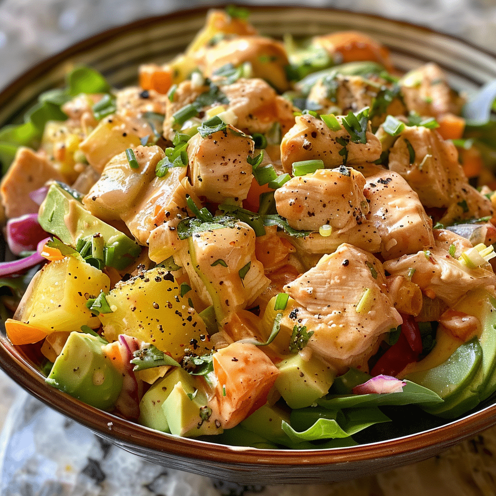 Hawaiian Chicken Salad: A Sweet and Savory Culinary Adventure