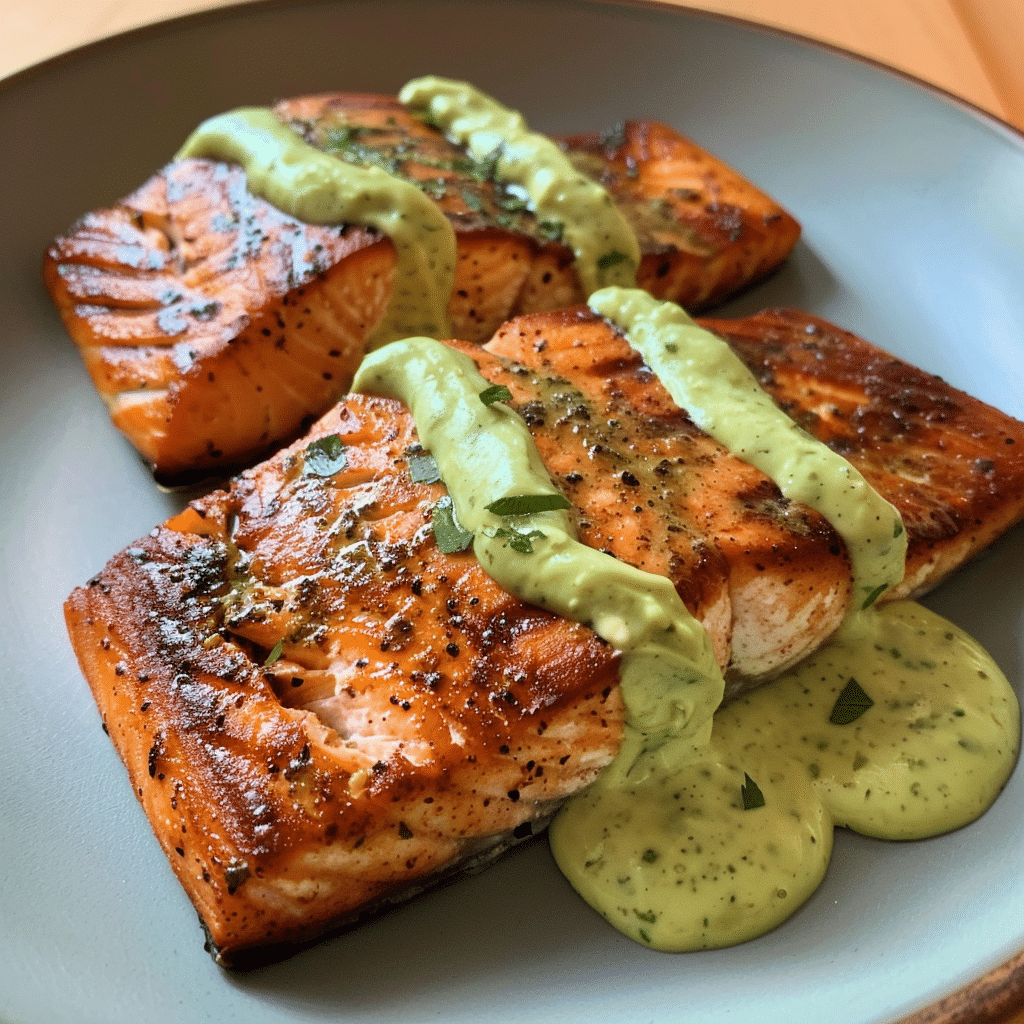 Cajun Salmon with Avocado Lime Sauce: A High-Protein Chef’s Secret