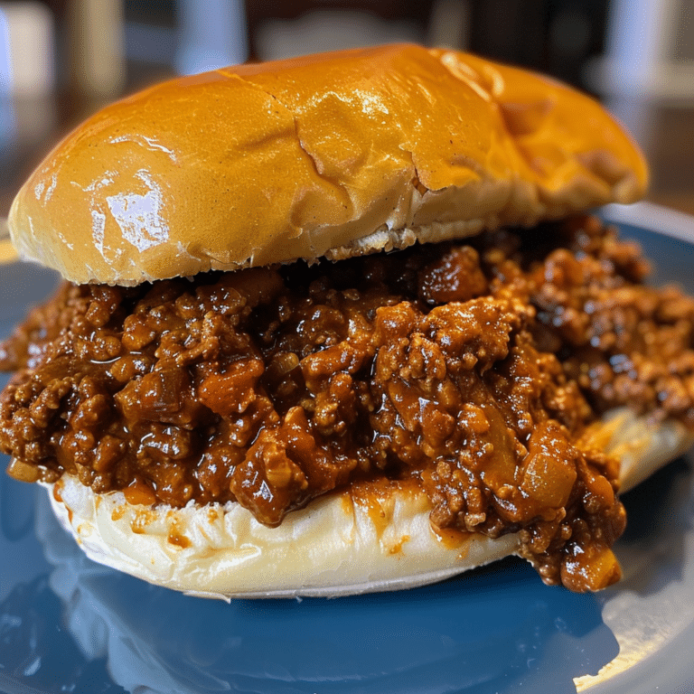 School Cafeteria Sloppy Joes