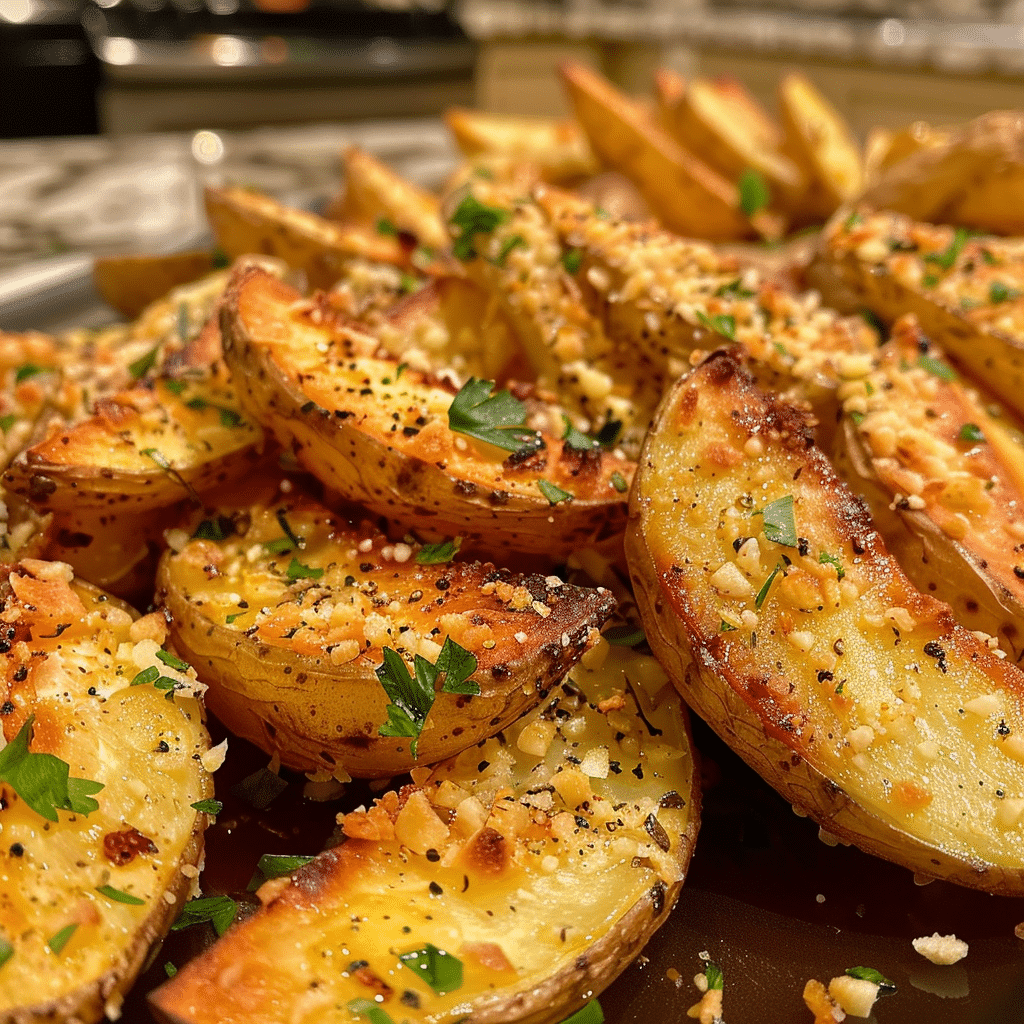 Ultimate Guide to Baked Garlic Parmesan Potato Wedges – Crispy & Flavor-Packed