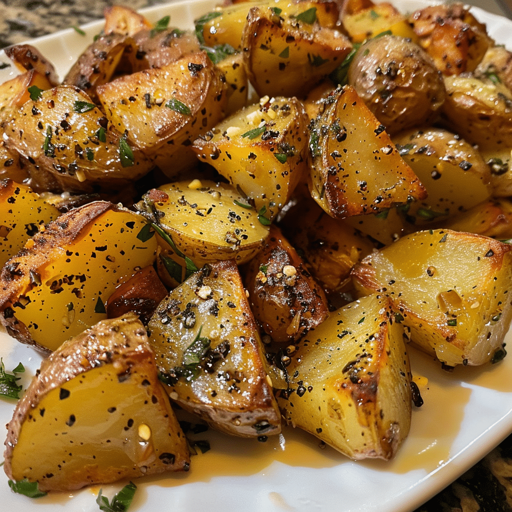 Greek Lemon Potatoes with Garlic and Oregano: A Crispy Mediterranean Masterpiece